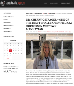 Midlife Rises features Dr. Cherry Ostrager